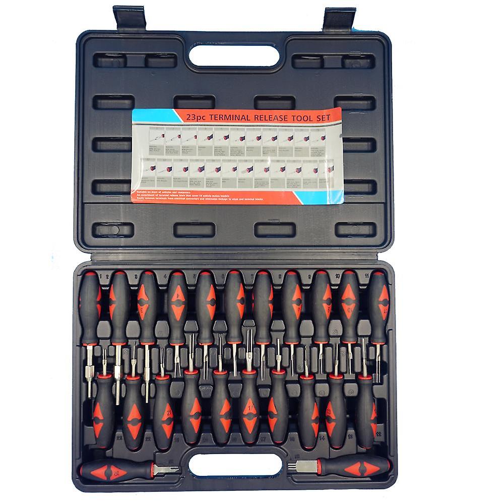 ZX001 23pcs Conector Release Electrical Terminal Removal Tool Kit Set Ferramentas de Reparo Automático