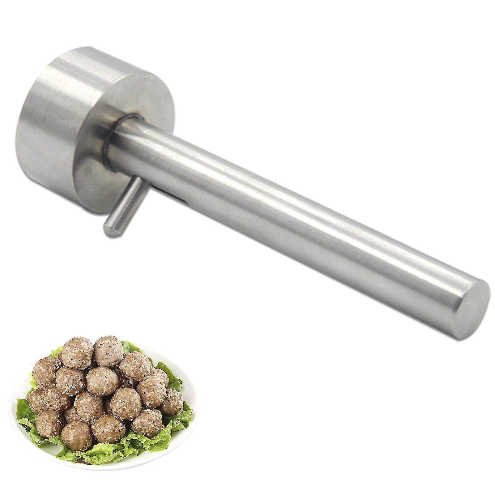 Kitchen helper, stainless steel meatball artifact