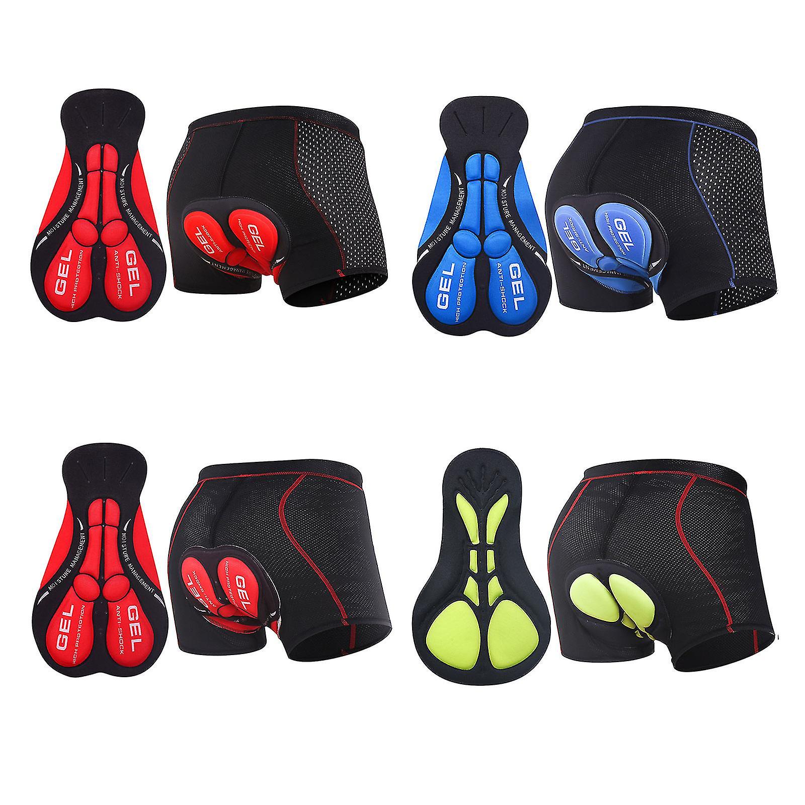 Newboler Breathable Calções De Ciclismo Para Homens Bicicleta 5D GEL Acolchoados À Prova De Choque Mtb De Estrada I.1006215031
