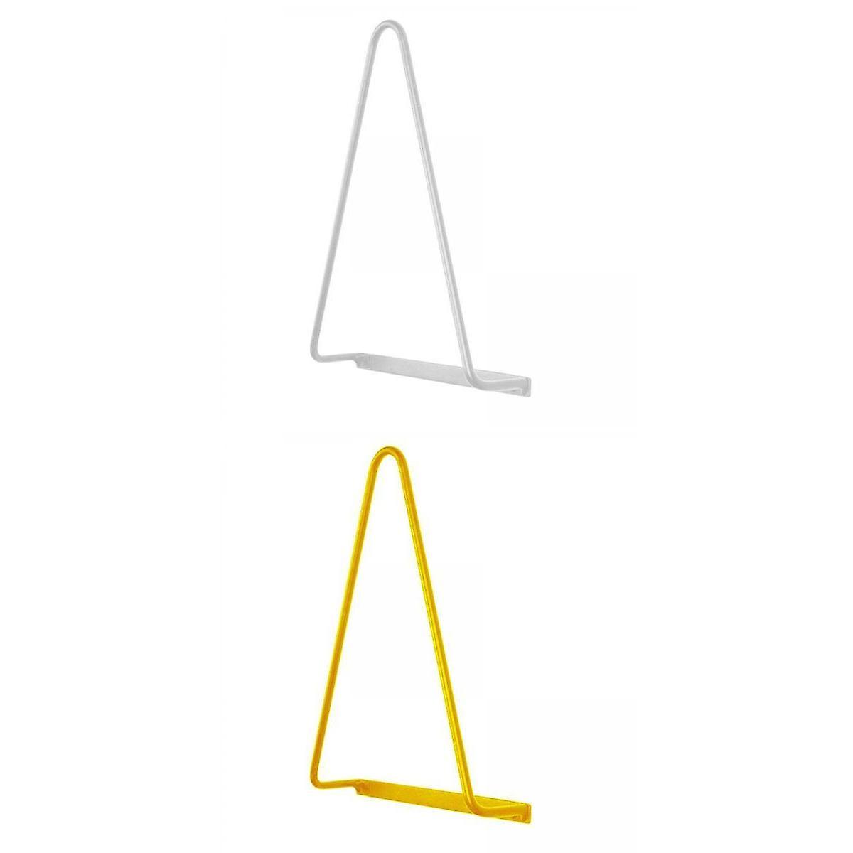 2x مثلث الحائط مجلة الفينيل سجلات تخزين الرف الأبيض