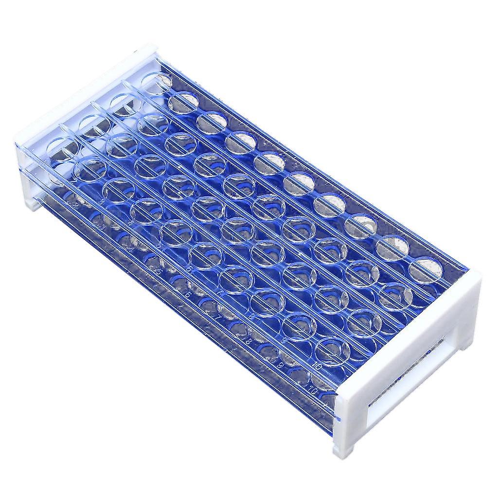 Plastic Test Tube Stand Bracket Rack for Test Tubes 40 Holes Positions ...