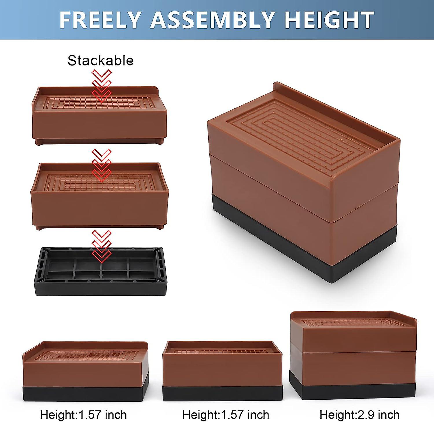 Rectangle Bed Risers 2