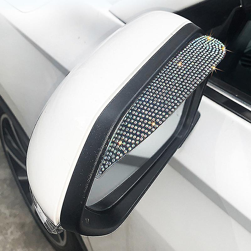 2kpl strassi auto taustapeili sade kulmakarvat vedenpitävä auton sivu taustapeili aurinkovisiirivarjostin sadesuoja auton tarvikkeet