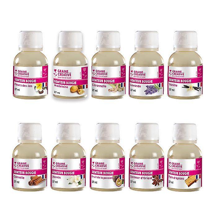 10 candle scents 27 ml