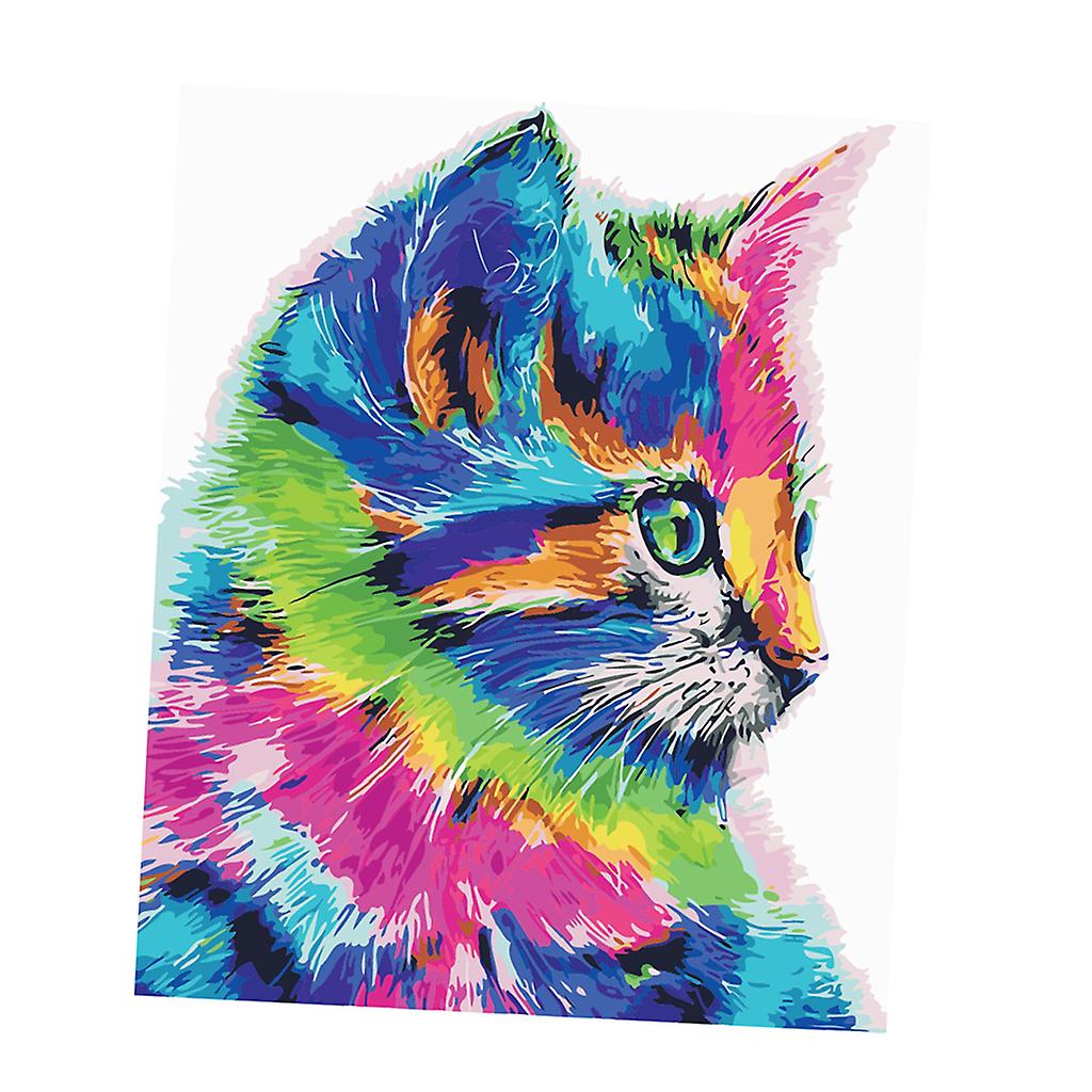 Unframed Diy Pictura Vopsea de numere Kit ulei Canvas Imagine apus de soare