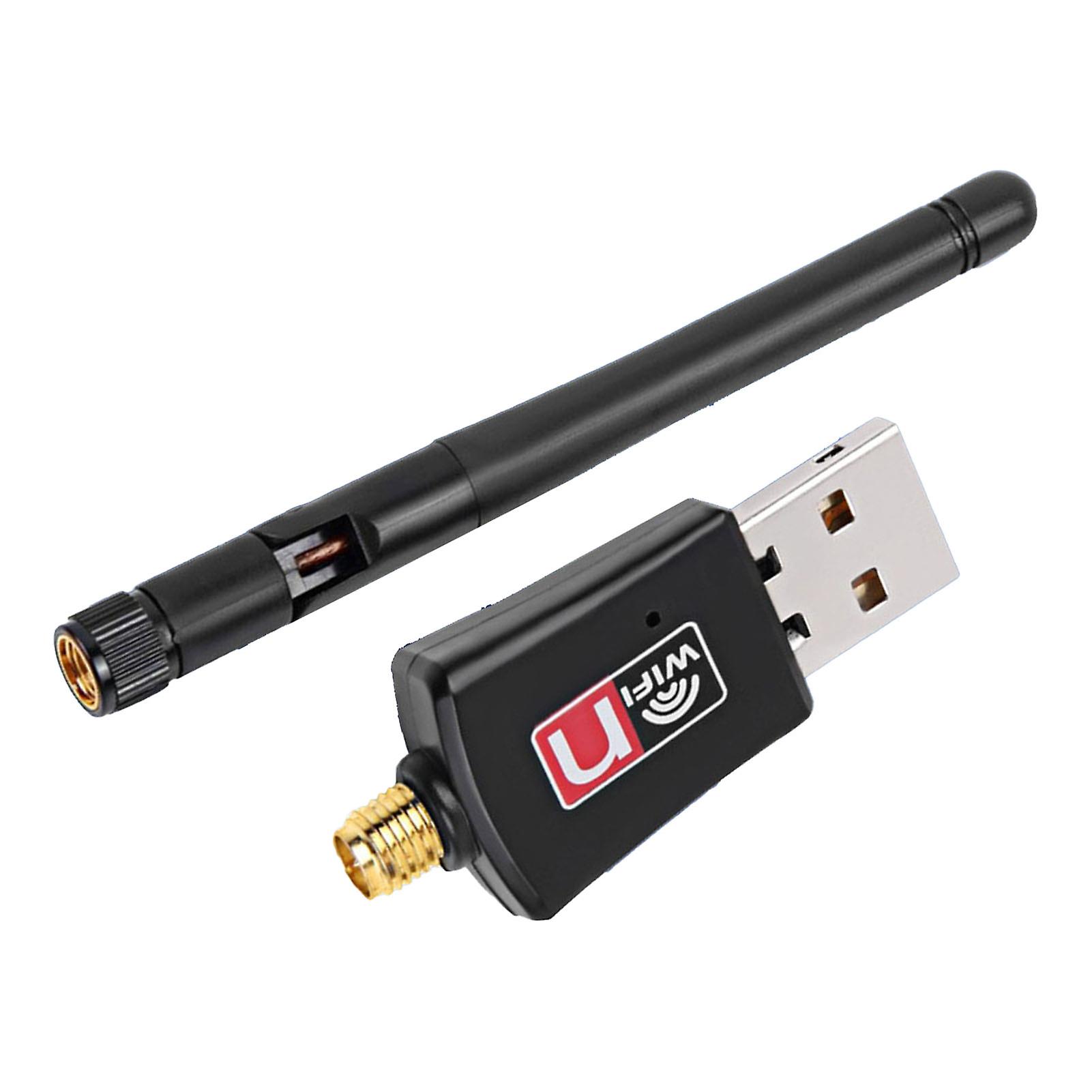 Wireless USB Card, Portable High Gain Antenna, Dual Band 2.4GHz 400Mbps 5GHz 867Mbps WiFi Dongle for Home