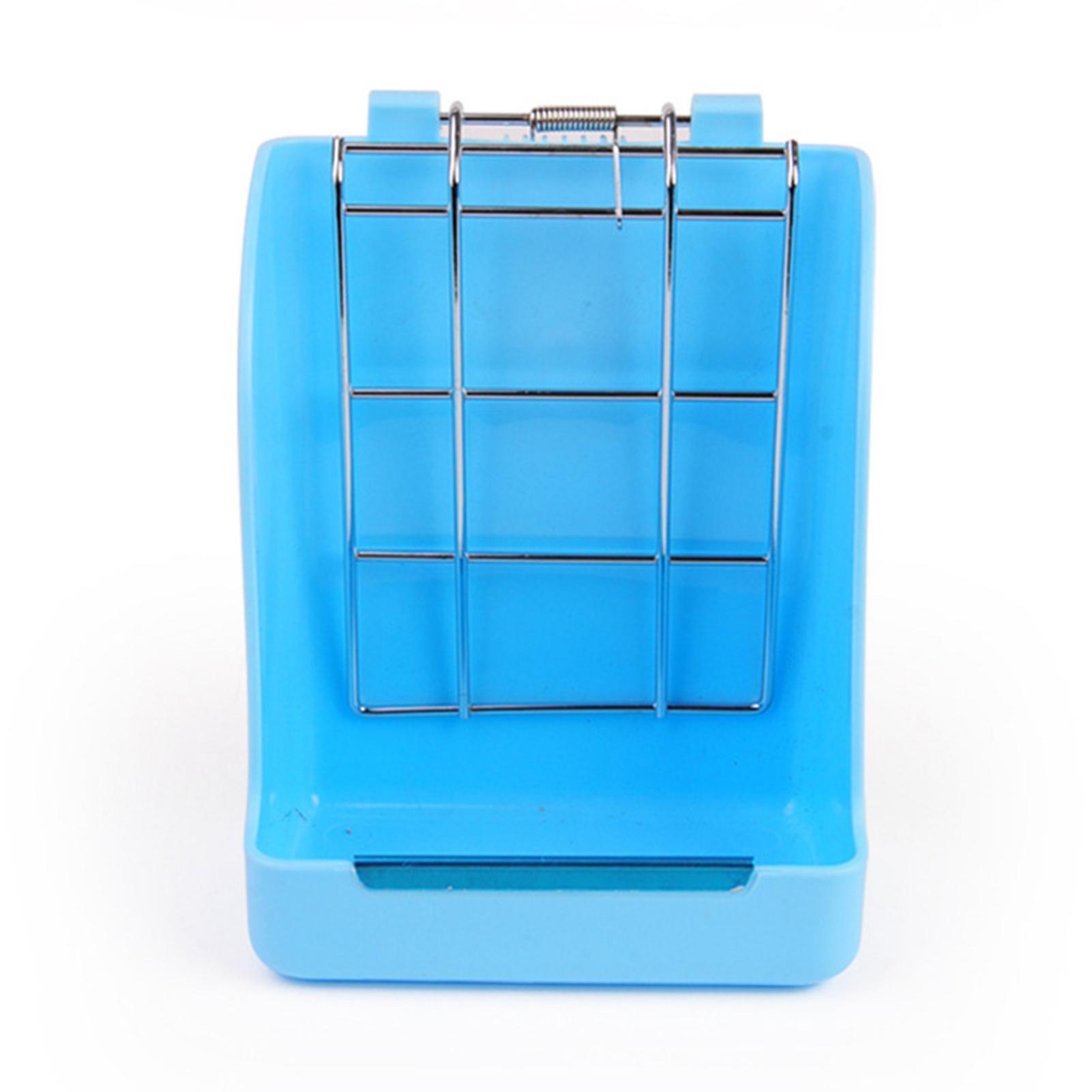 Rabbit Feeder Durable Upturned Fixed Rabbit Spring Feeder with Electroplated Wire Mesh for Rabbit Chinchilla Guinea Pig