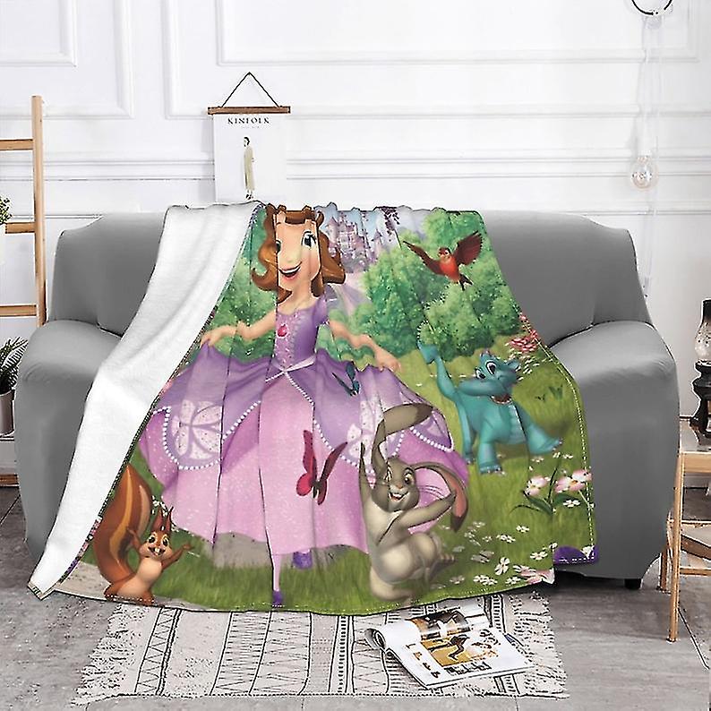 Custom Name Blanket Disney Sofia The First Tapestry Personalized Blankets Birthday Gift Customized Diy