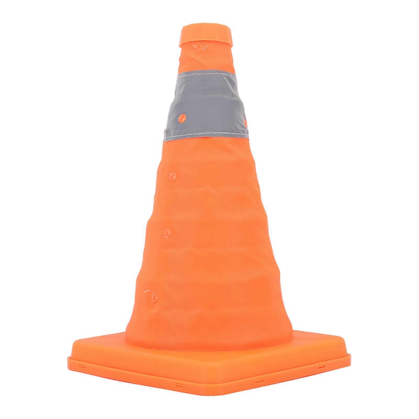Collapsible Traffic Safety Cones Reinforced Base Folding Foldable Reflective Traffic Cones 30cm Height