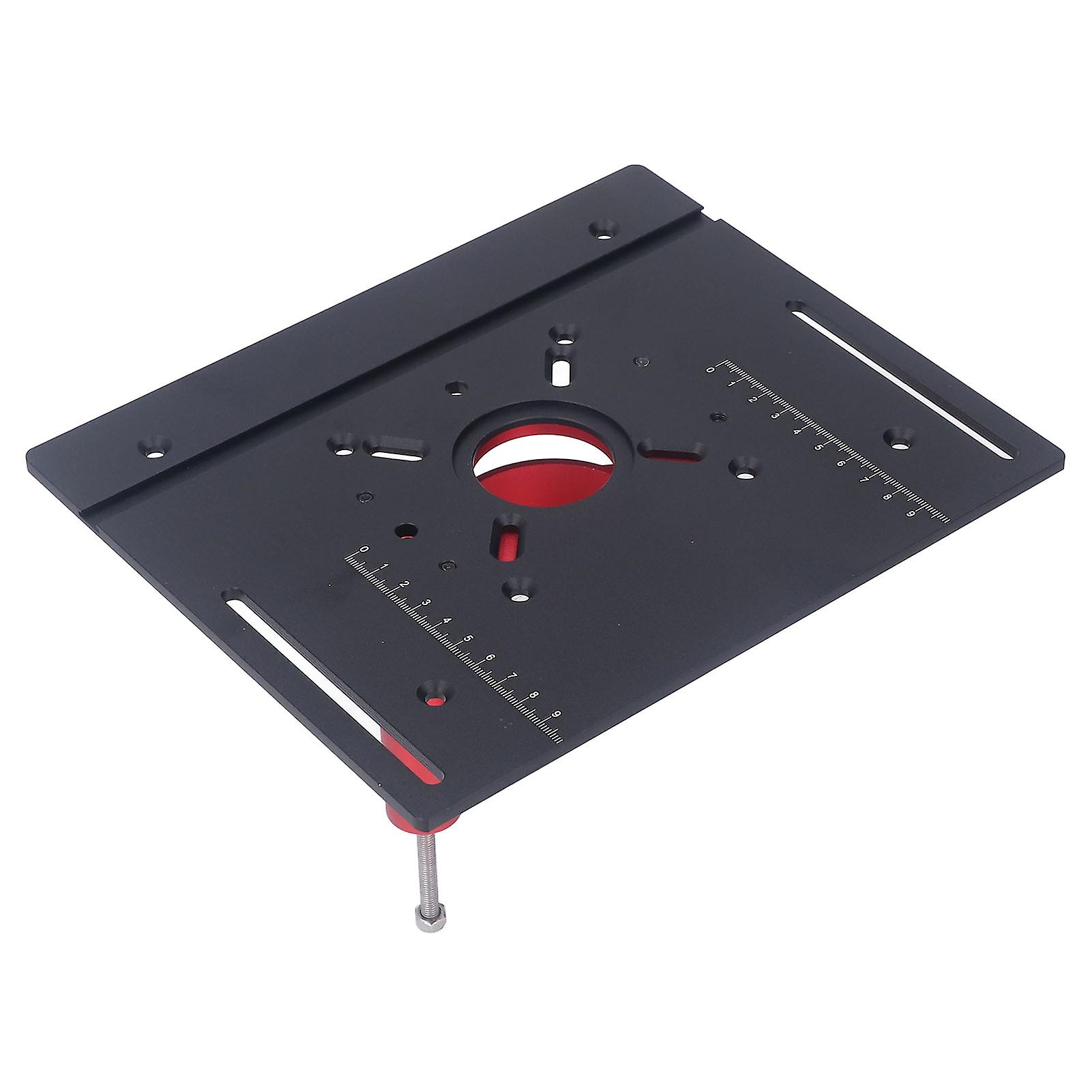 Plataforma elevadora manual S8-2, aluminio, rojo, elevación de 0-47 mm