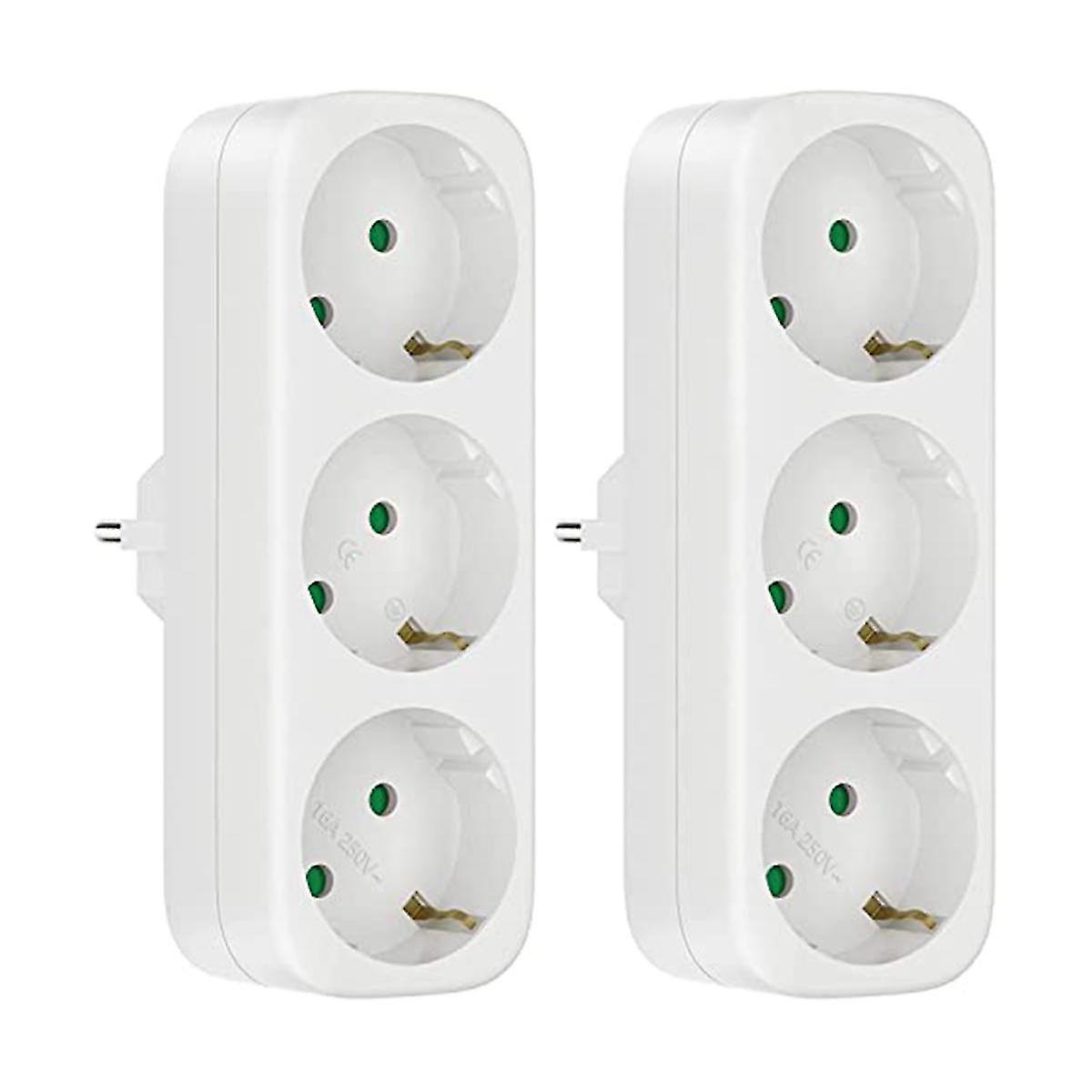Multi Socket Without Cable, 250v/16a Socket Adapter, Portable Sockets, 3680w Converter Socket Eu Pl-yu