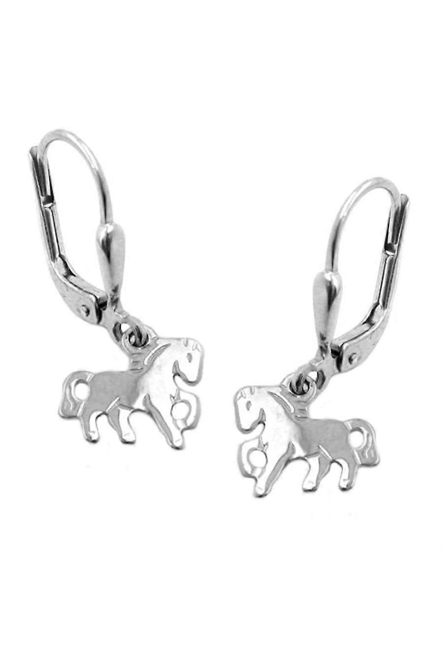 Leverback Earrings Horse Silver 925 - Gl91577