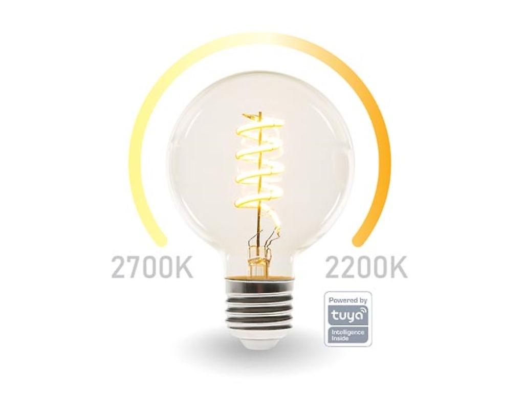 Smart Wifi Light Bulb - Warm White & Intense Warm White - E27 - G95