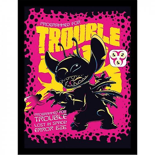 Lilo & Stitch Comic 2 Stitch ingelijste poster