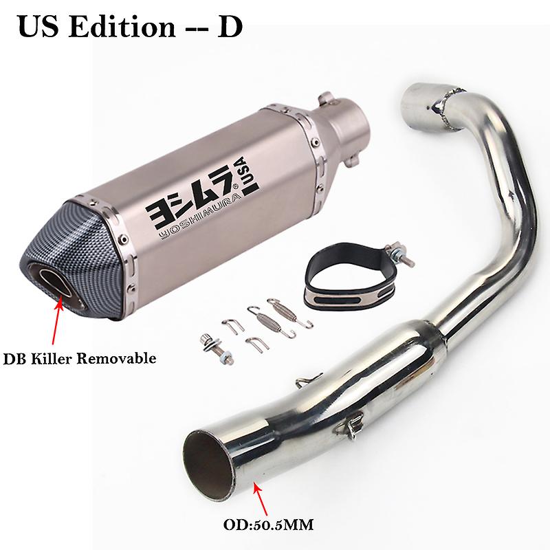 Voll systeme für Honda CB600F Hornet 600 CB600 Motorrad Auspuff Flucht modifizierte Mittel lenker Rohr Schall dämpfer abnehmbare DB Killer