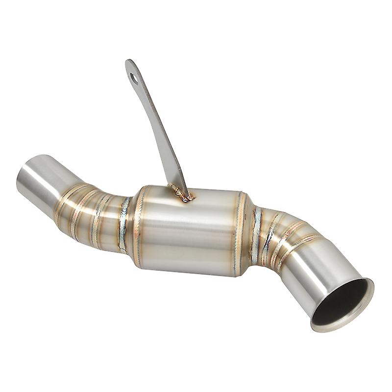 Slip on für cfmoto CLX-700 CLX-700 sport motorrad auspuff flucht systeme mittleres verbindungs rohr edelstahl schall dämpfer 