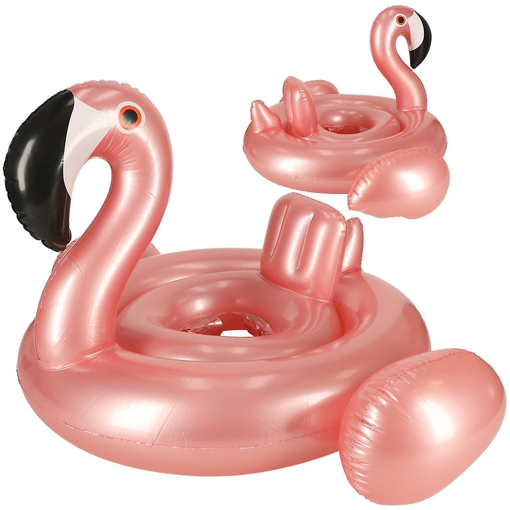 Inflatable Wheel with Seat for Kids Flamingo