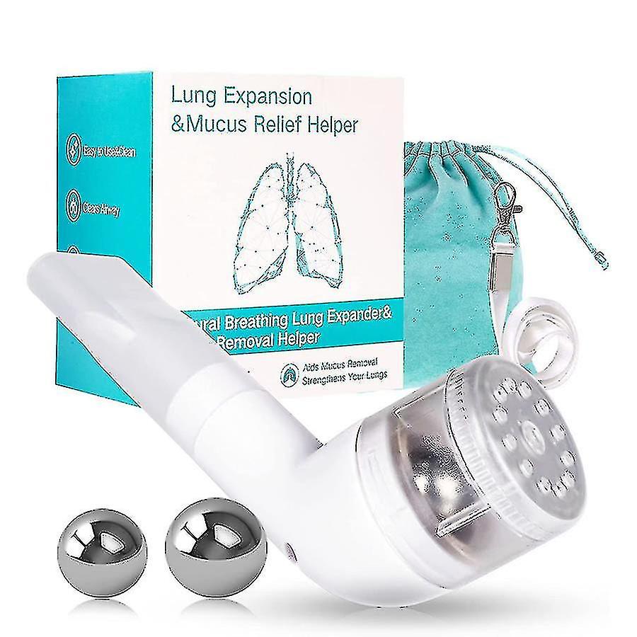 Lung Exerciser & Mucus Remover - Muco naturalmente claro com o dispositivo de exercitador de pulmão New-C4