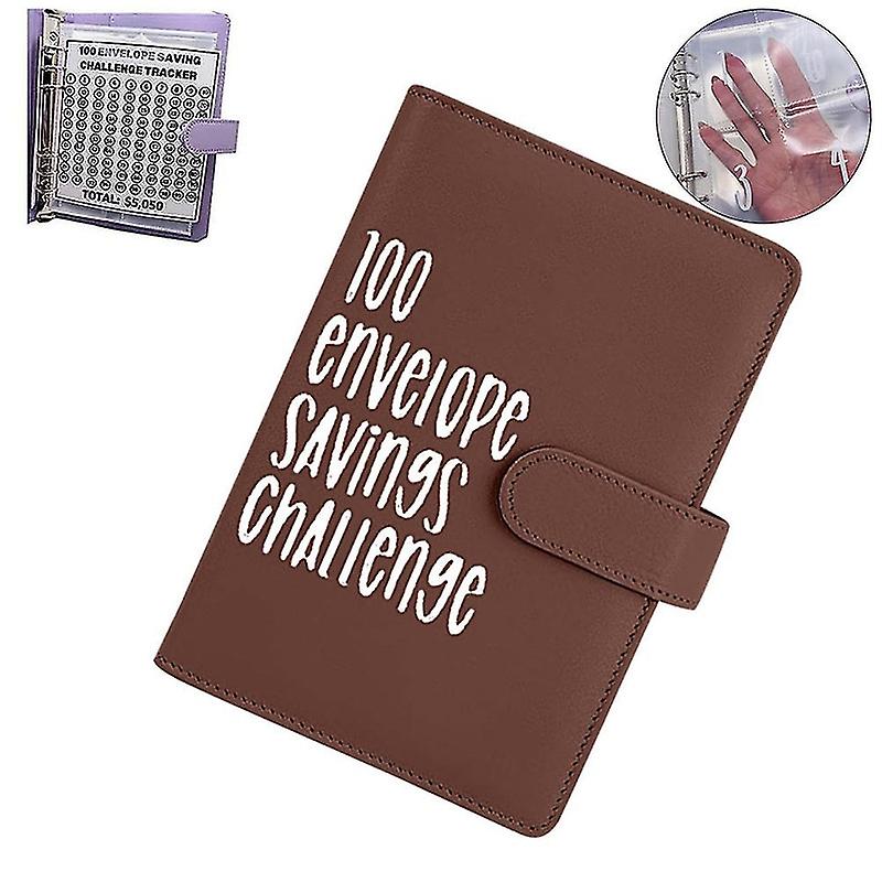 100 Envelope Challenge Binder, Cash Binder With Envelope, Saving Challenge Binder, Money Saving Enve