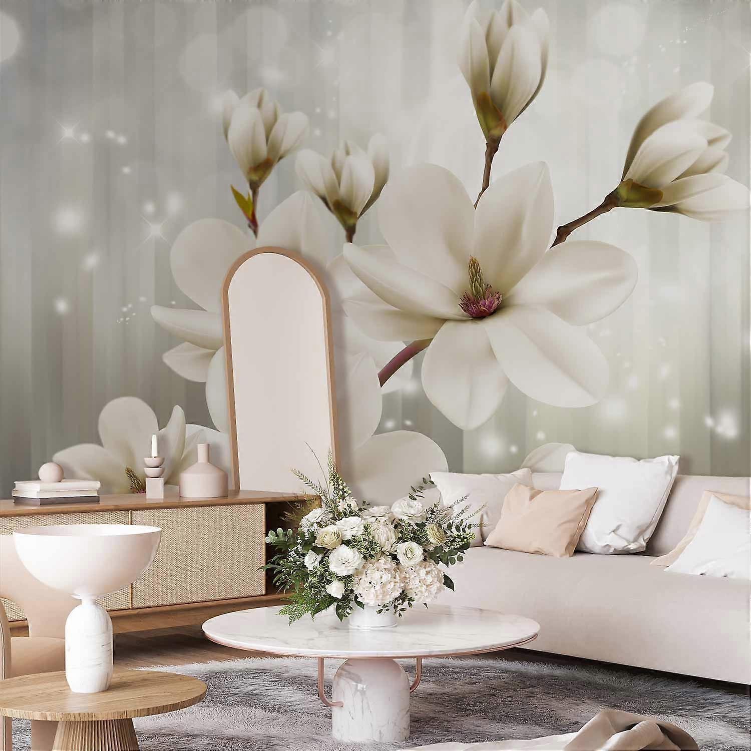 Itseliimautuva seinämaalaus - Kukkanymfi