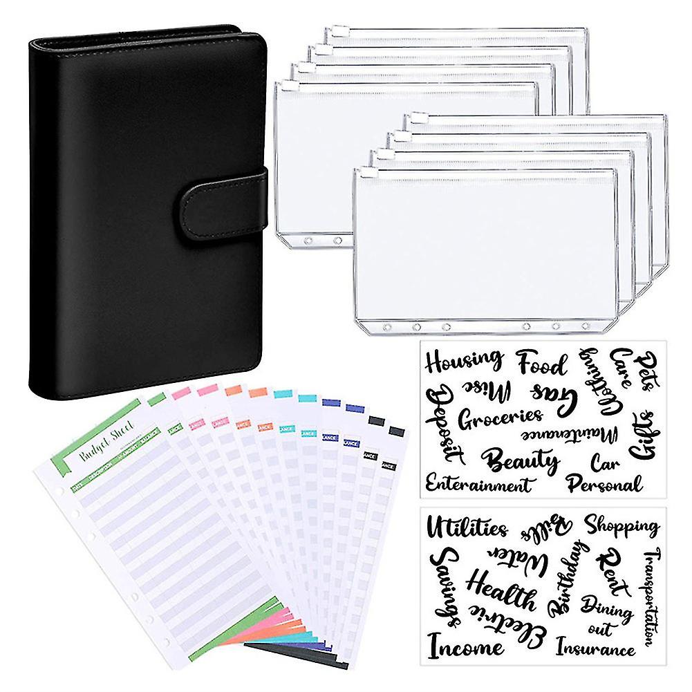 Macaron 6-Hole Loose-Leaf Books Set Handwriting Notebook for School Office