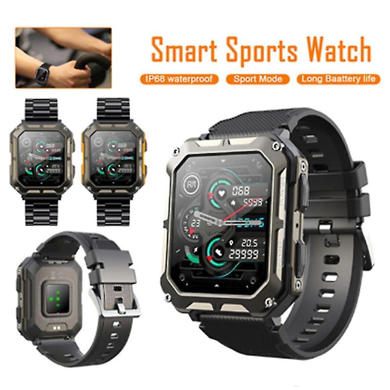 Njord Gear Oförstörbar Smart Klocka, Robust Taktisk Smart Klocka Vattentät