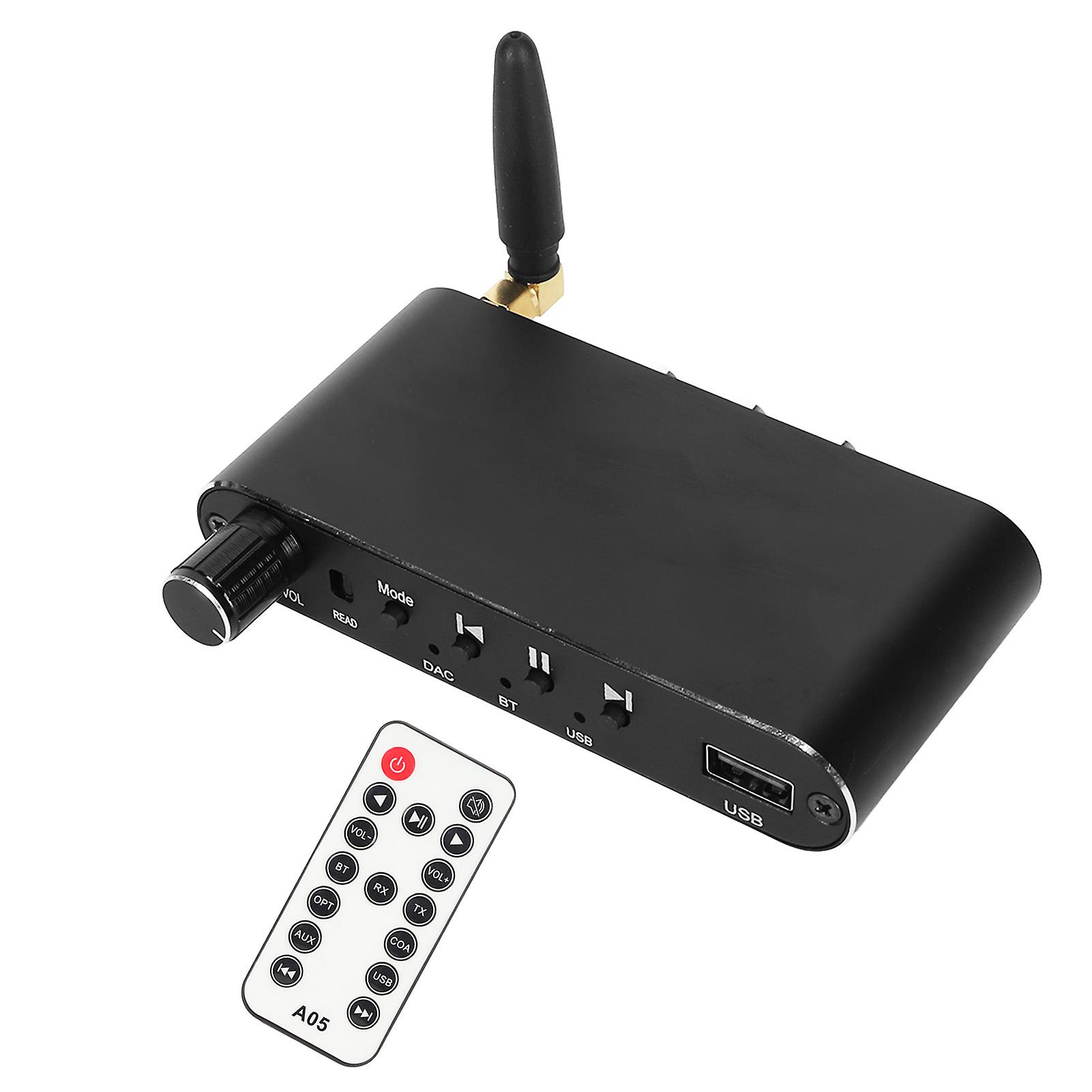 Bluetooth Receiver Transmitter 4 in 1 Multifunction Support U Disk Playback HiFi DAC Digital to Analog Converter 