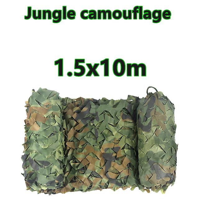 Mj Woodland عززت شبكة التمويه العسكرية الصيد الغابة للعريشة شرفة شبكة إخفاء حديقة الظل في الهواء الطلق غطاء المظلة
