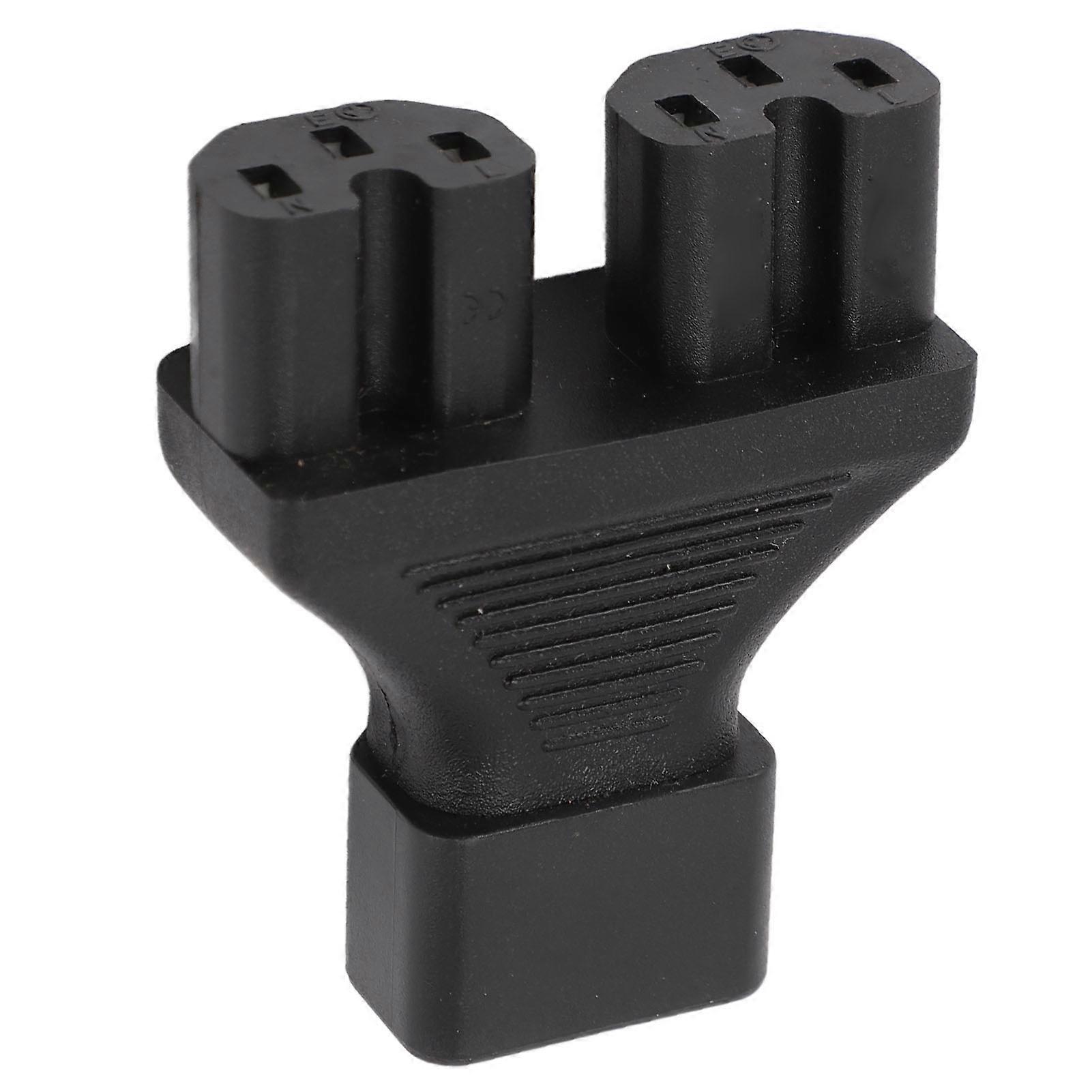 IEC320 C14 to C15 Power Adapter Professional Male To Female C14 to C15 Power Plug Adapter for Laptop Speaker Printer