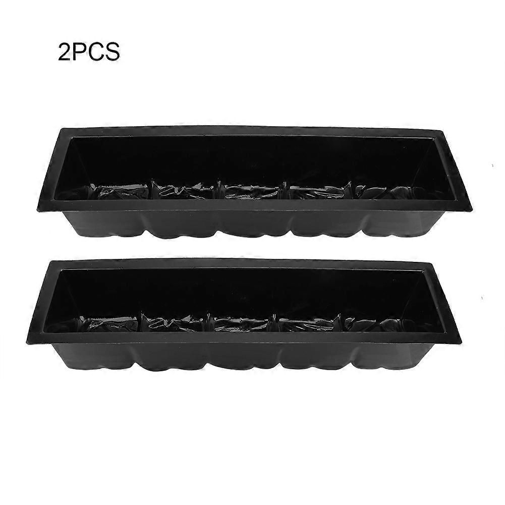 2pcs Paving Mold with Pattern DIY Plastic Paving Stone Molds Path Maker Concrete Mold