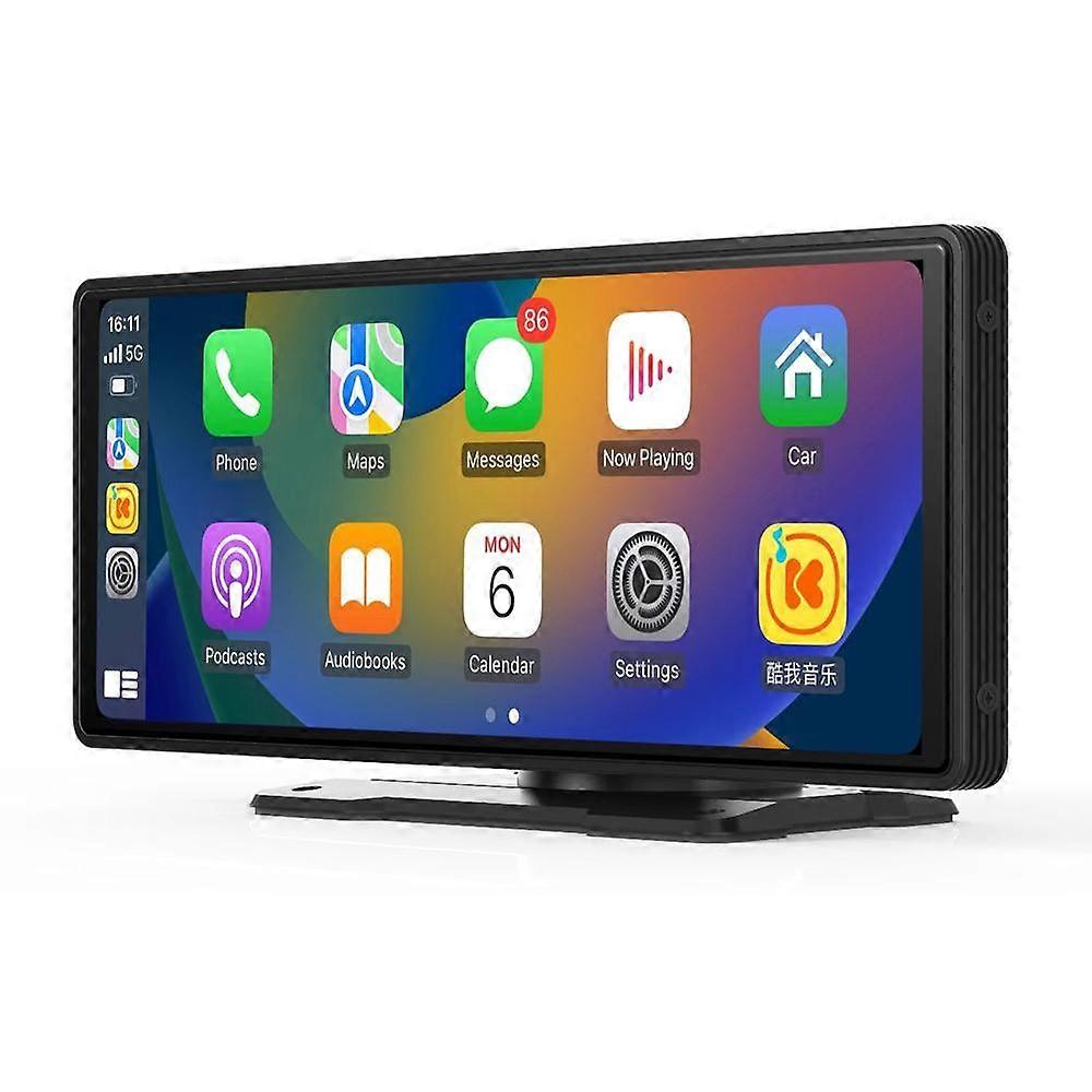 Wireless Monitor IPS Screen Display Full Touch Universal Kit Car Bluetooth