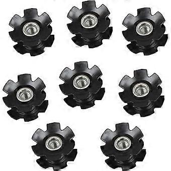 8 st/set universellt styrlagerstjärnmutterinställningsverktyg cykelgaffelstjärnmutter för mountainbike racercykel styrlager 1-1/8 tum (28,6 mm)