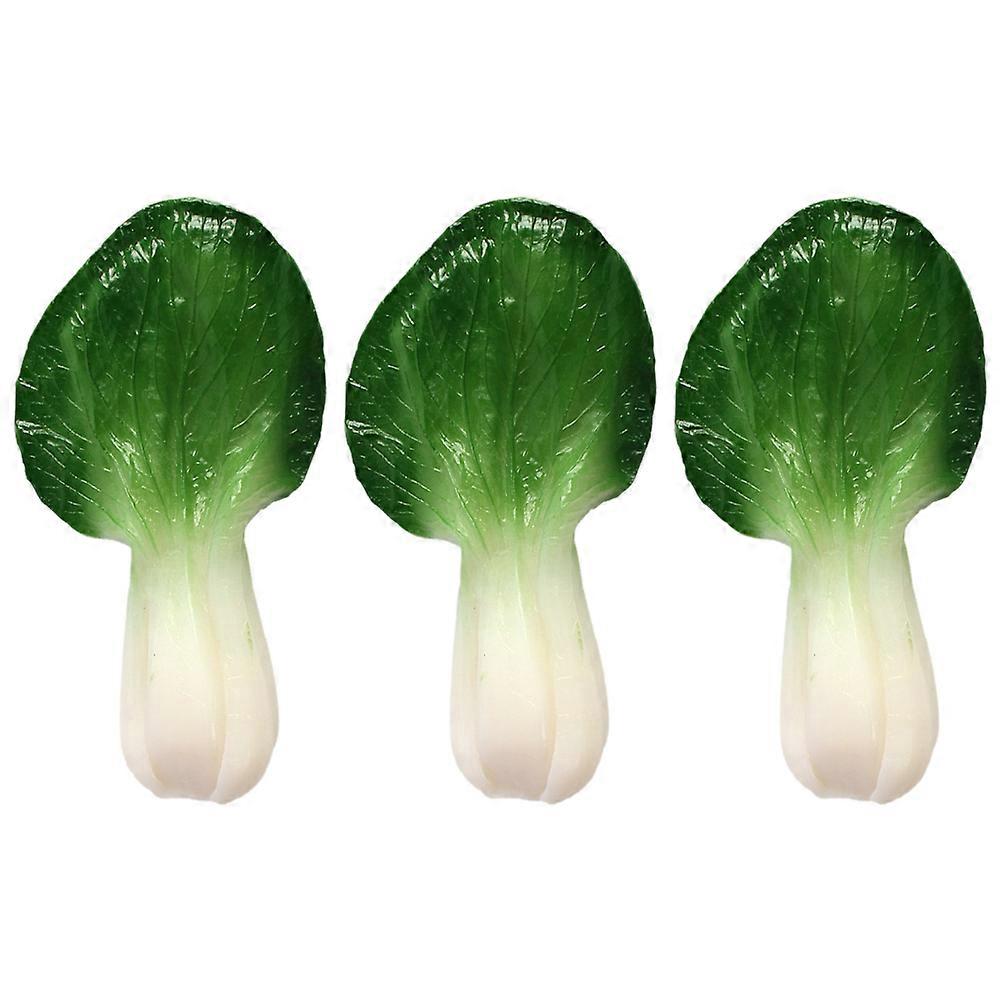 3pcs Artificial Vegetables Fake Vegetable Model Simulation Vegetables Model Photography Props