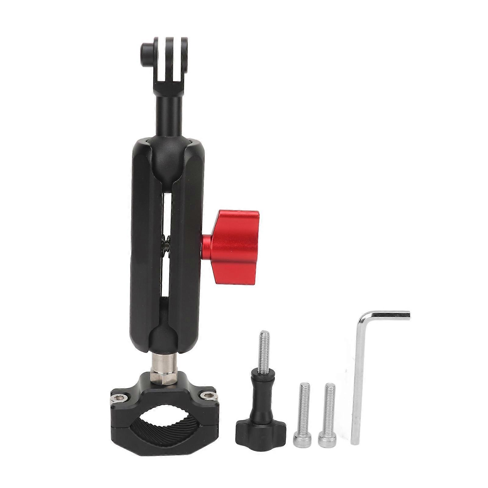 Motorcycle Bike Camera Holder Handlebar Mount Bracket Multifunctional Adjustable Angle 360 Rotation For Action Cameras