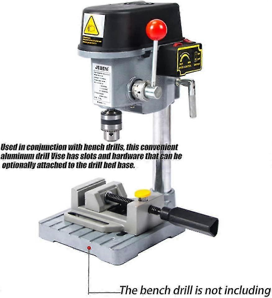 Mini Vise Multi-function Electric Bracket Drill Press Clamps Aluminum Alloy Bench Vice