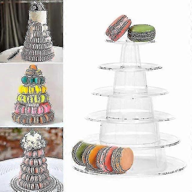Cake Display D Round Cake Tower D,6-layer