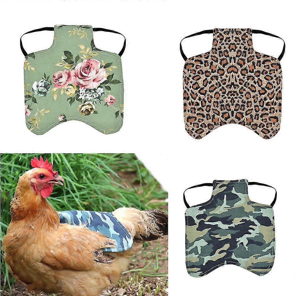 3 Pcs Chicken Saddles , Hen Aprons , Protector Apron For Poultry, Poultry Feather Protector