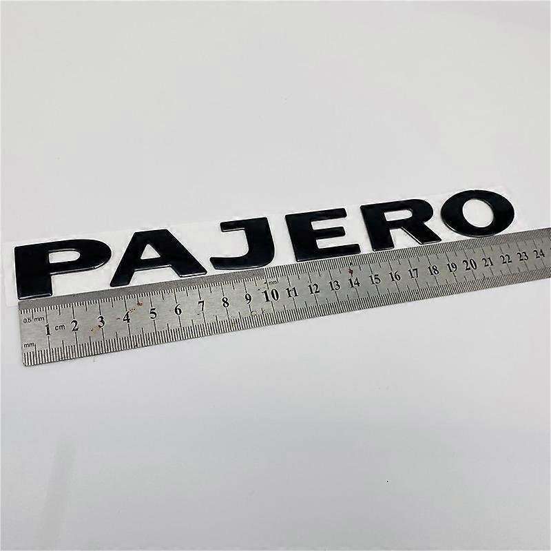 For PAJERO Gold 3D Letters Rear Boot Trunk Tailgate Emblem Nameplate Decals Car Accessroies