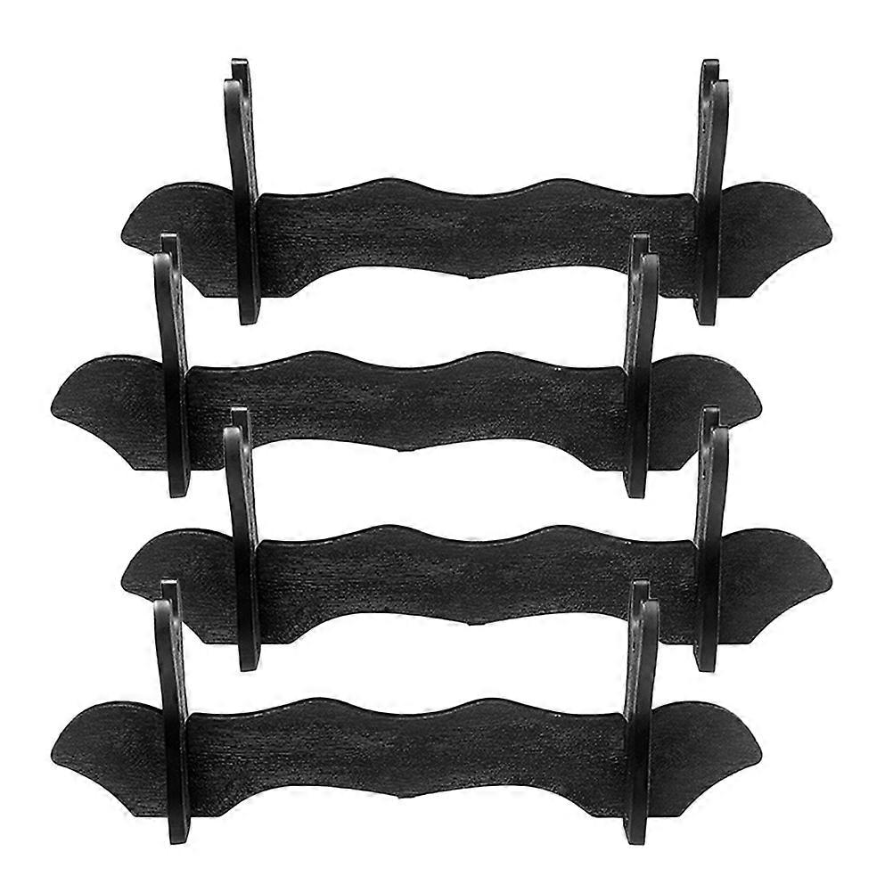 4Pcs Sword Display Stand Tabletop Sword Storage Rack Reusable Sword Holder Stable Sword Rack