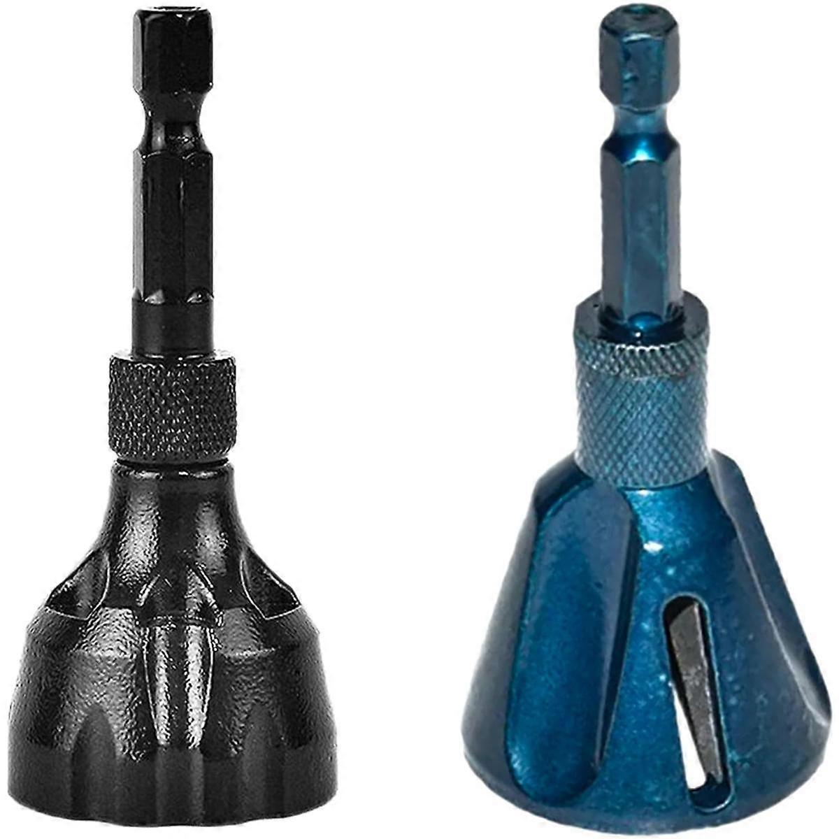 All Thread Deburring Tool, with Tungsten Carbide Blade, Deburring Chamfering Drill Bit, Remove Burr Tools 2Pack
