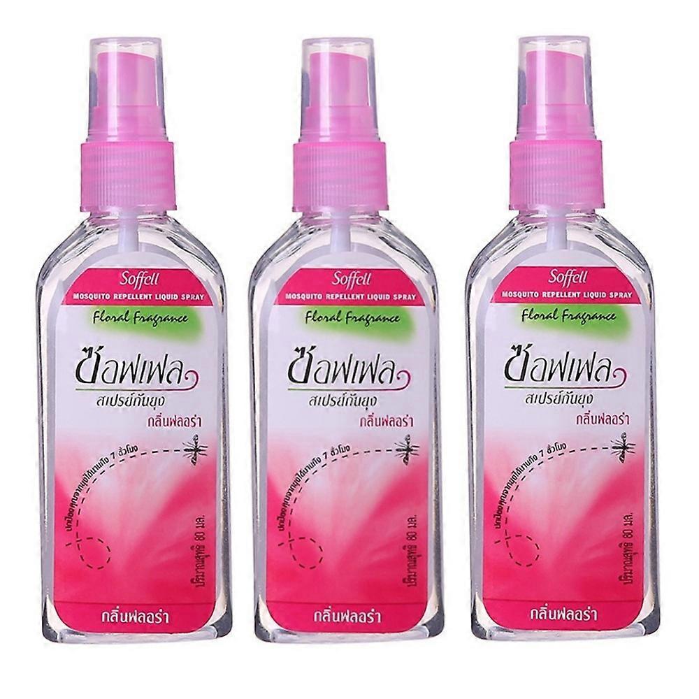 3PCS εντομοαπωθητικό υγρό σπρέι αντικουνουπικό σπρέι νερού ψεκασμού 80ML