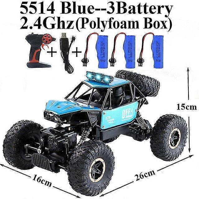 Rock crawler 4wd off road rc car remote control toy machine on radio control 4x4 drive car toy for boys
