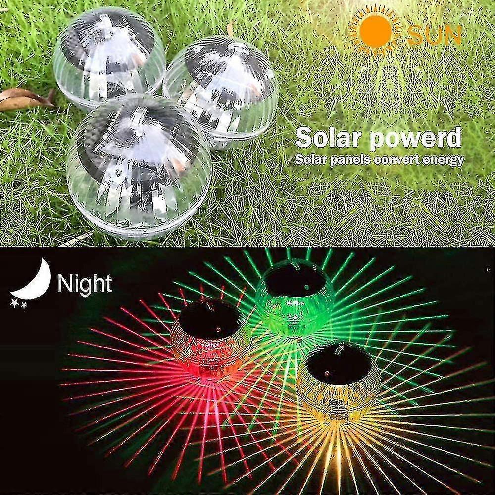 floating solar pool light led lighting automatic color changing waterproof ball solar lamp