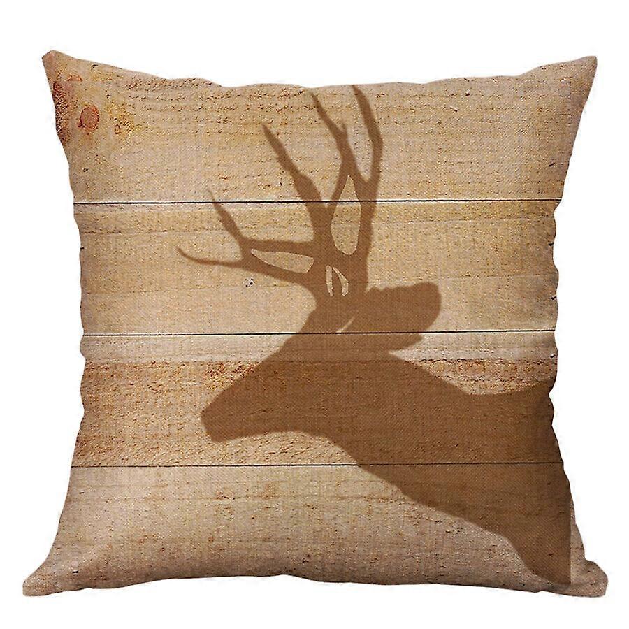 キリン、シマウマ、鹿、動物、枕カバー、コットンリネン、クッションカバー、ホーム、Dcor、デザイン、1705jpjcjh