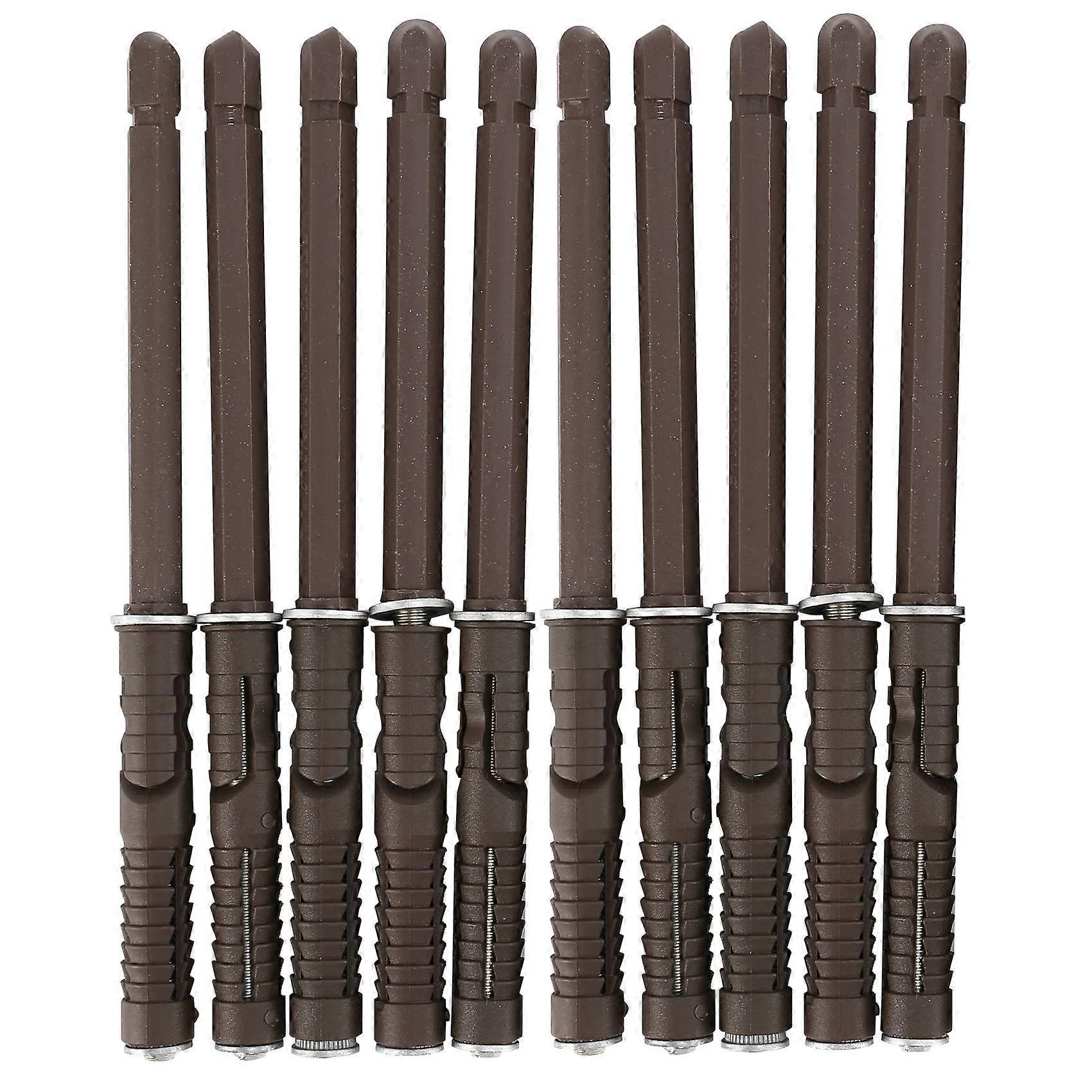Floating Shelf Brackets -10 Pack Heavy Duty Wood Invisible Shelf Brackets DIY Adjustable Hardware B
