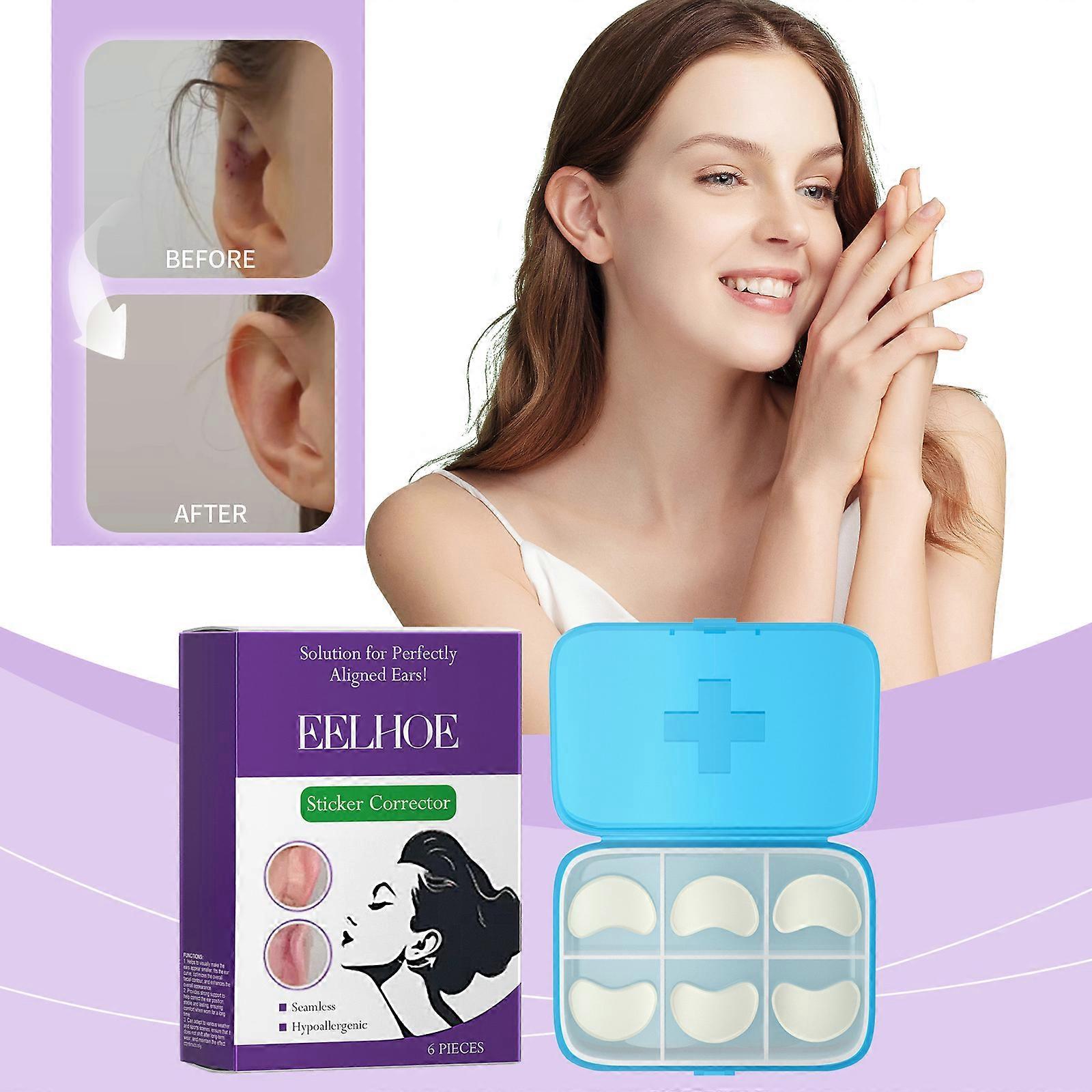 Ear fixation patch, modify ear contour retainer patch, stable support ear, invisible breathable fit ear line