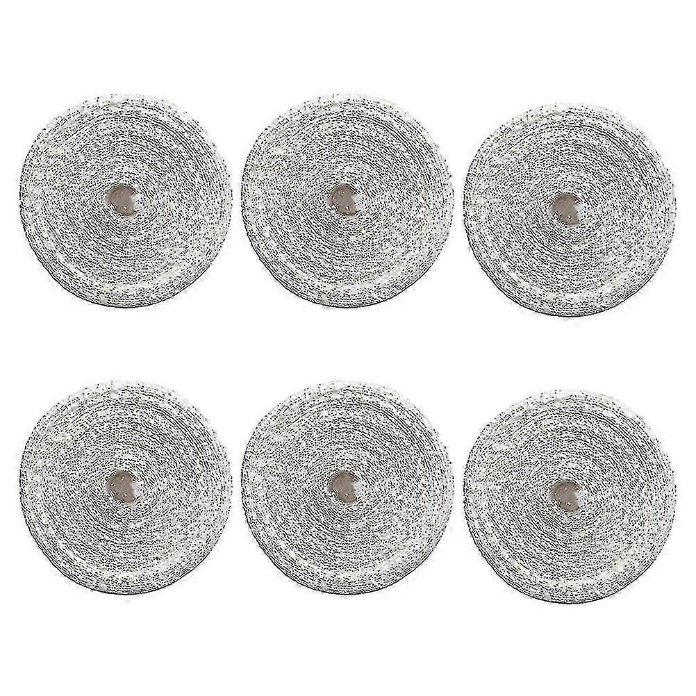 6 Rolls Meat Netting Roll Cotton Thread Elastic Meat Ham Netting Sausage Nets -JA