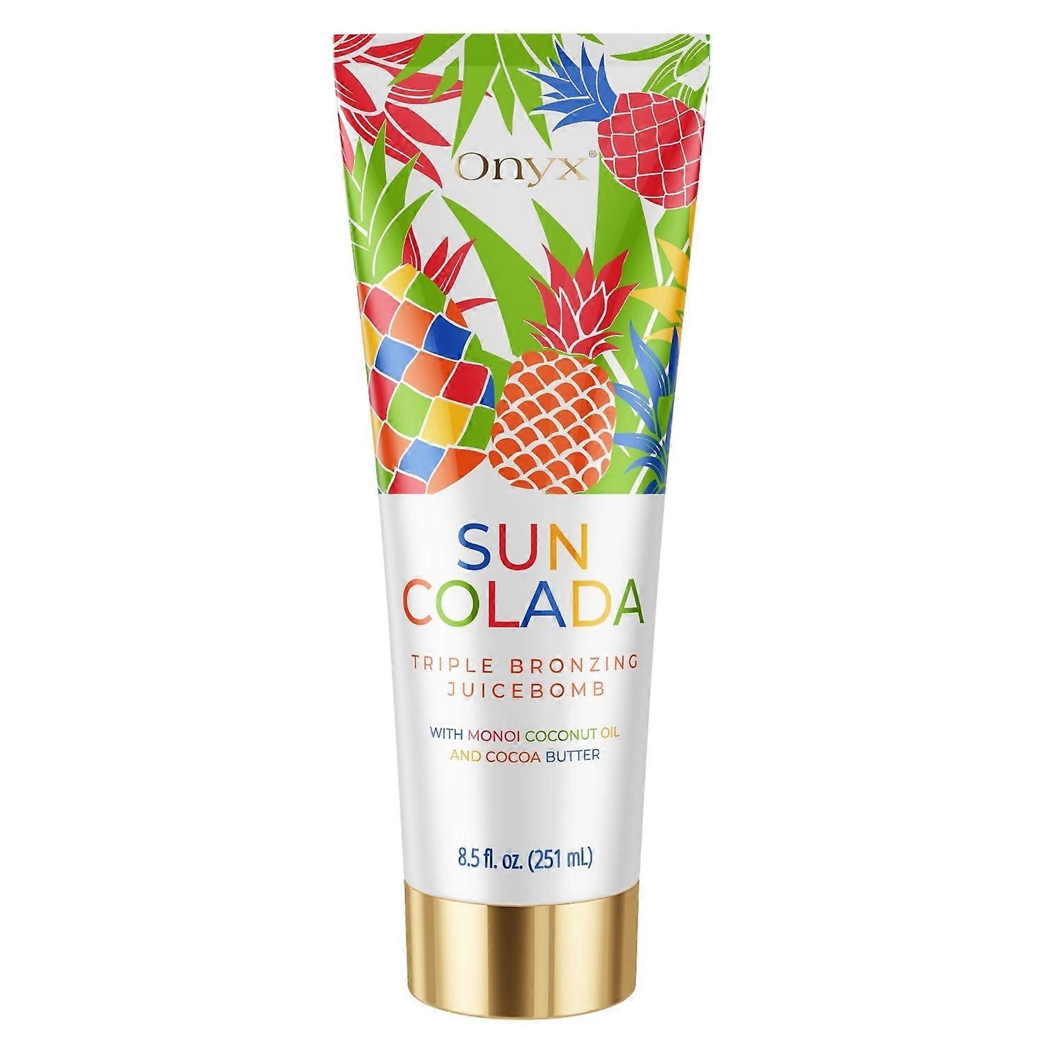 Onyx Suncolada Tanning Lotion with Skin Hydration Formula