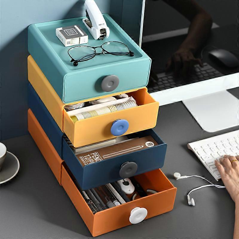 Drawer Type Desktop Storage Box Storage Box Creative Multifunctional Plastic Storage Box Office
