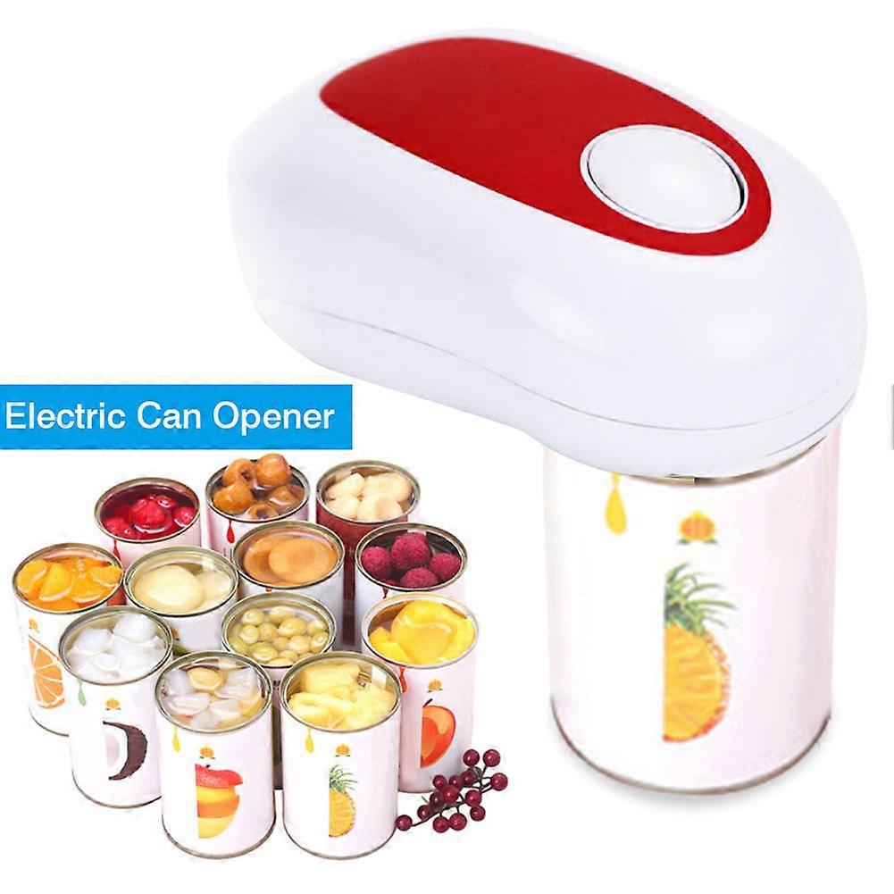 Electric Can Opener Portable Automatic Smooth Edge Can Opener Ergonomic Handheld Electric Tin Jar Openers Kitchen Bar Tools